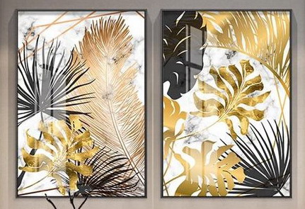 Luxury golden leafs - Слика 2