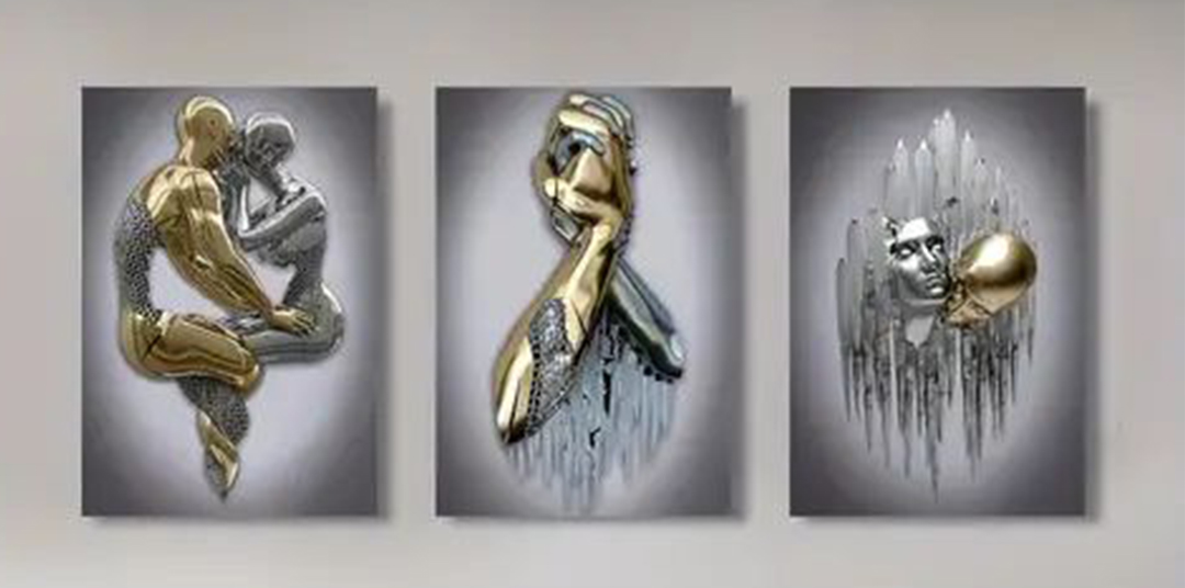 3D Skulpturalna Emocija u Pokretu - 3 dela - Слика 2