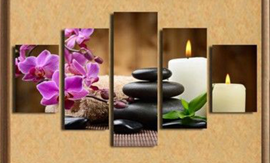 Orhideje i Zen Kamenje – Spa Atmosfera 5 Delova - Слика 2