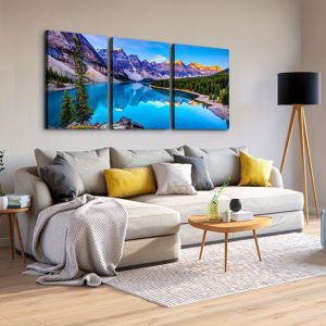 Tirkizno Planinsko Jezero 3 Dela