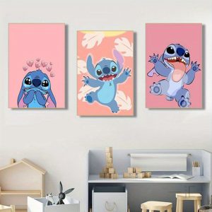 Veseli Stitch Za Dečiju Sobu 3 Dela