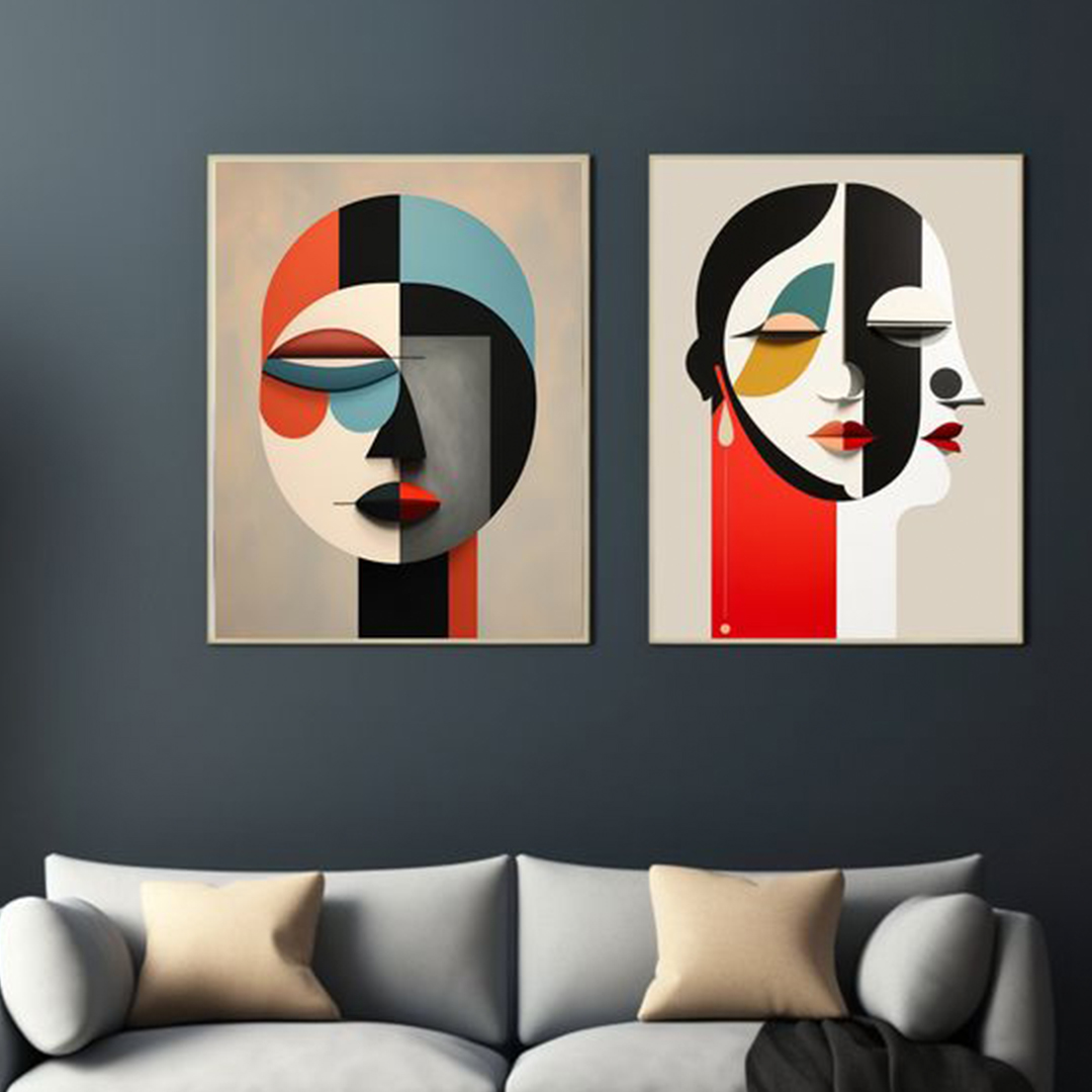 Geometrijski Portreti Elegancije 2 Dela