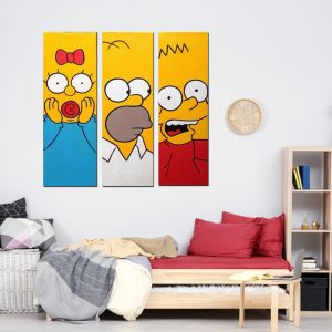 Simpson Porodica Pop Art 3 Dela