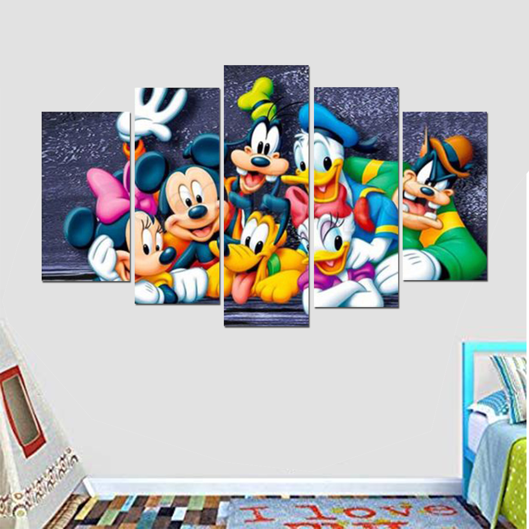 Disney Društvo Za Veselu Dečiju Sobu 5 Delova