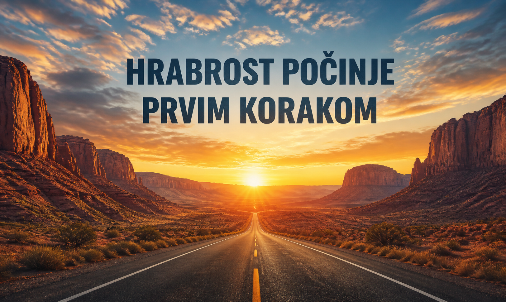 Hrabrost Počinje Prvim Korakom 5 Delova – čist motiv