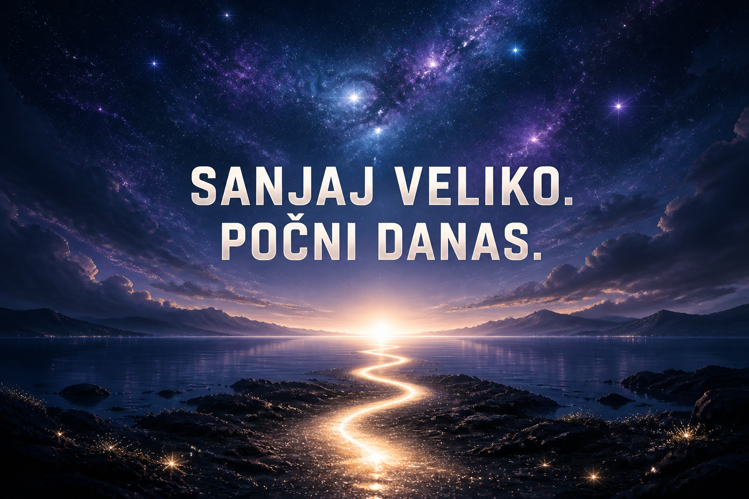 Sanjaj Veliko Počni Danas 3 Dela – čist motiv