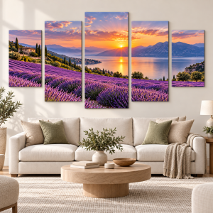 Lavanda Kraj Jezera 5 Delova