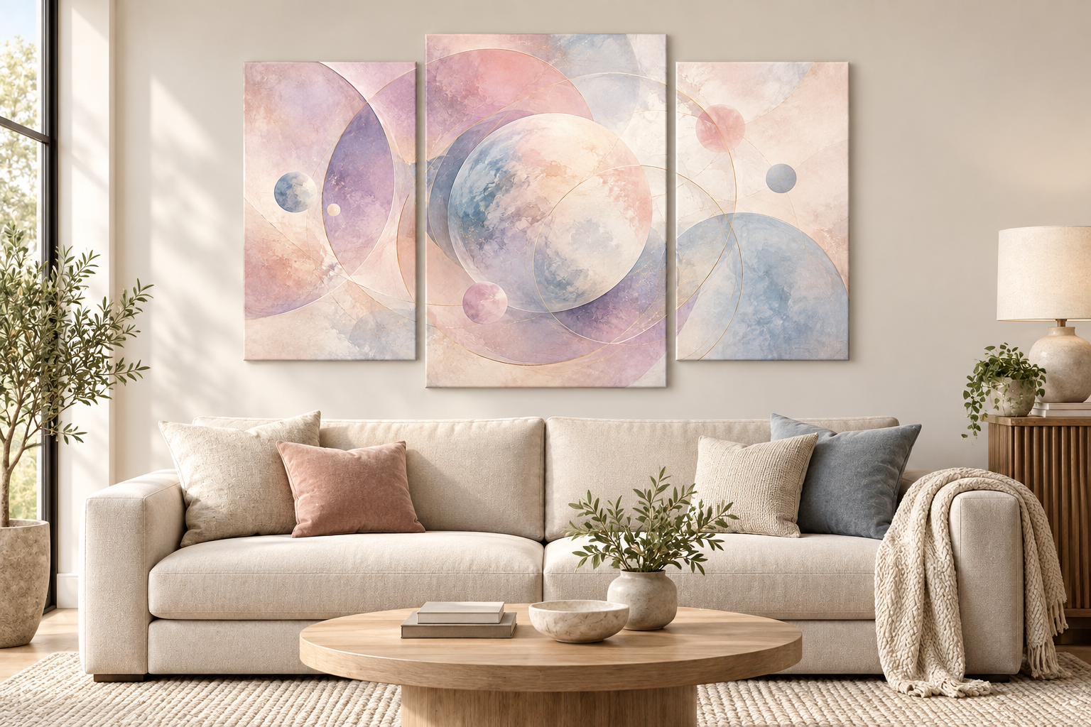 Pastelna Orbita 3 Dela