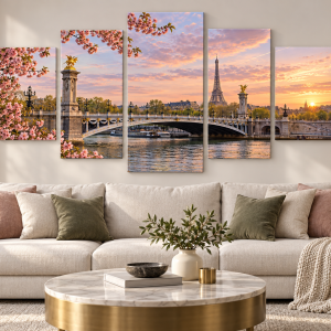 Pariz U Cvetu Most Na Seni 5 Delova